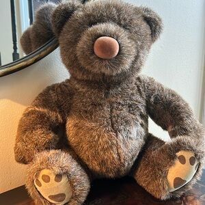 GUND 1994 Toy Plush Stuffed Brown Bear Land's End Limited Edition